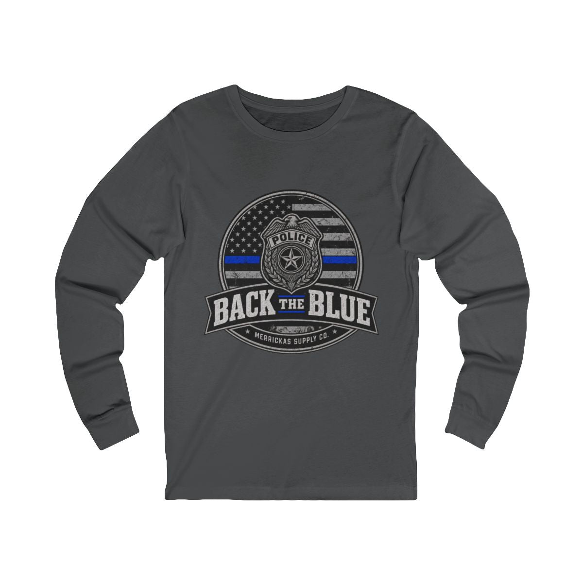 Back The Blue Long Sleeve Tee