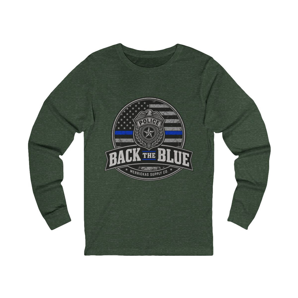Back The Blue Long Sleeve Tee