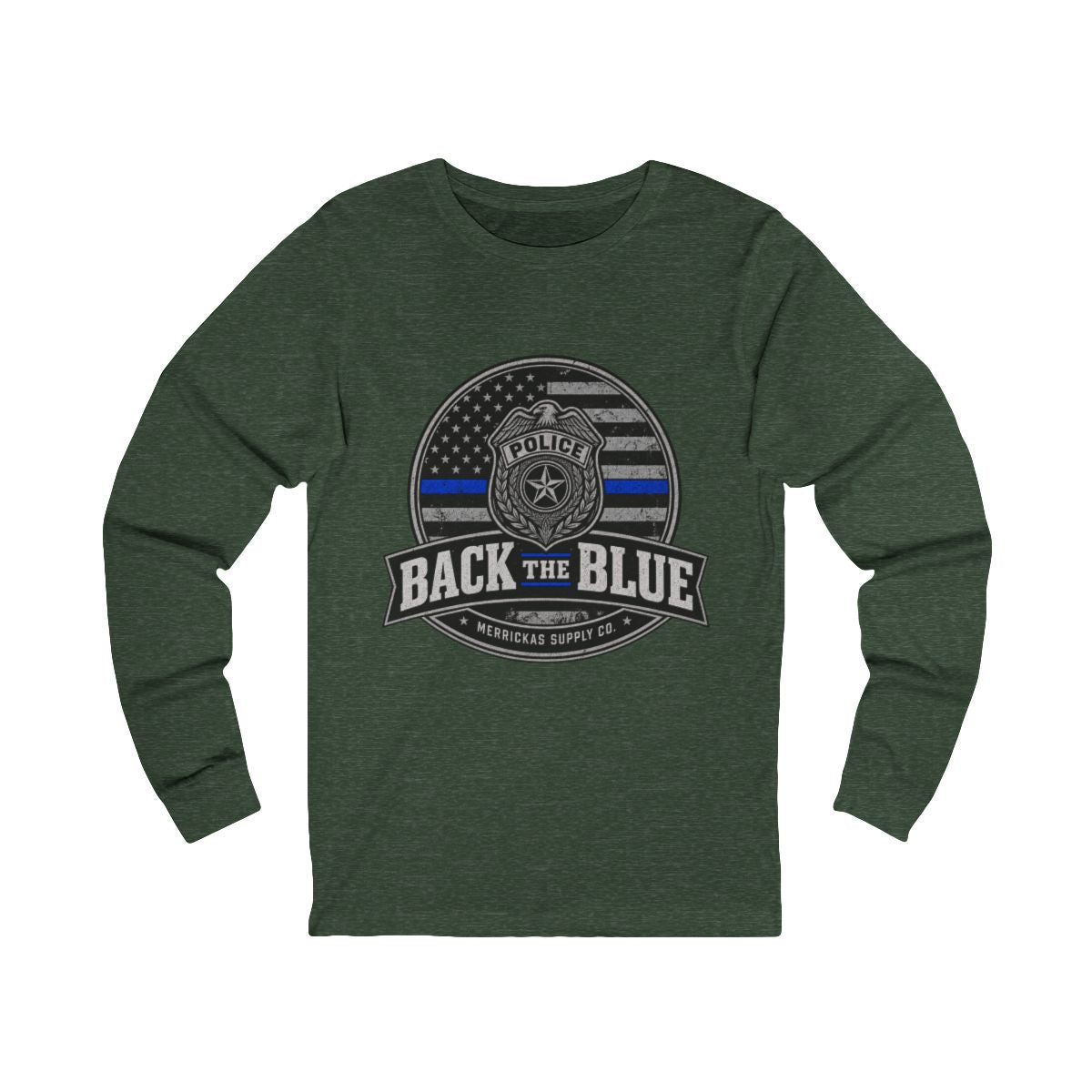 Back The Blue Long Sleeve Tee