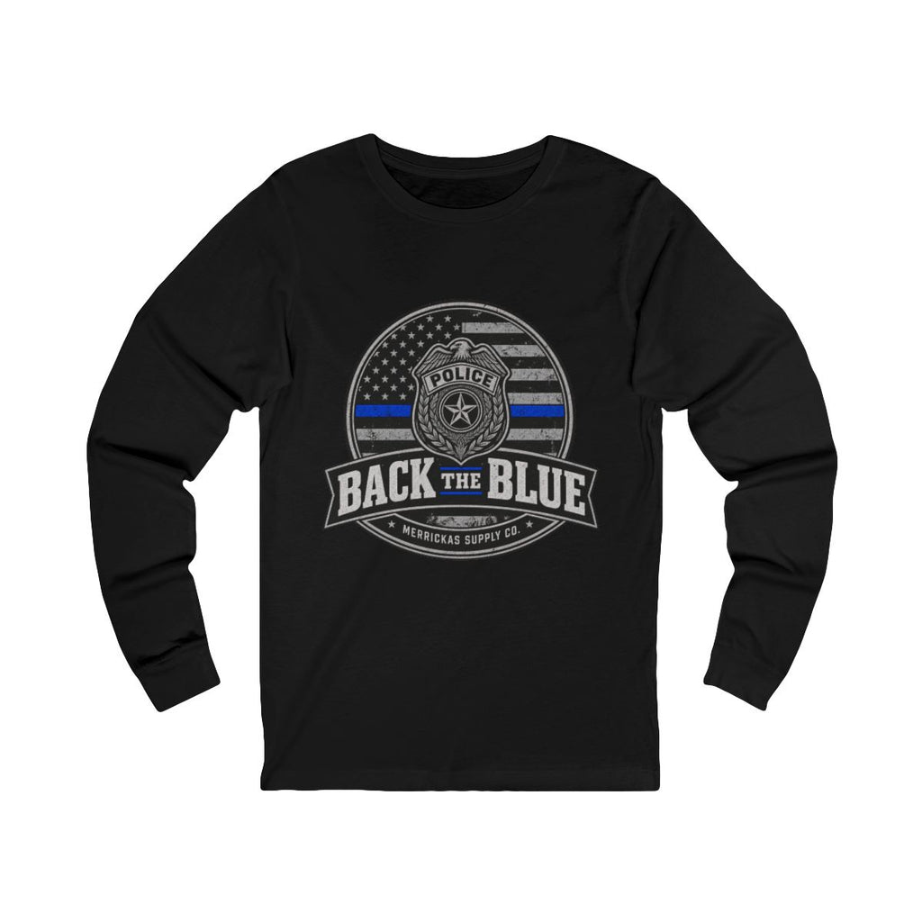 Back The Blue Long Sleeve Tee