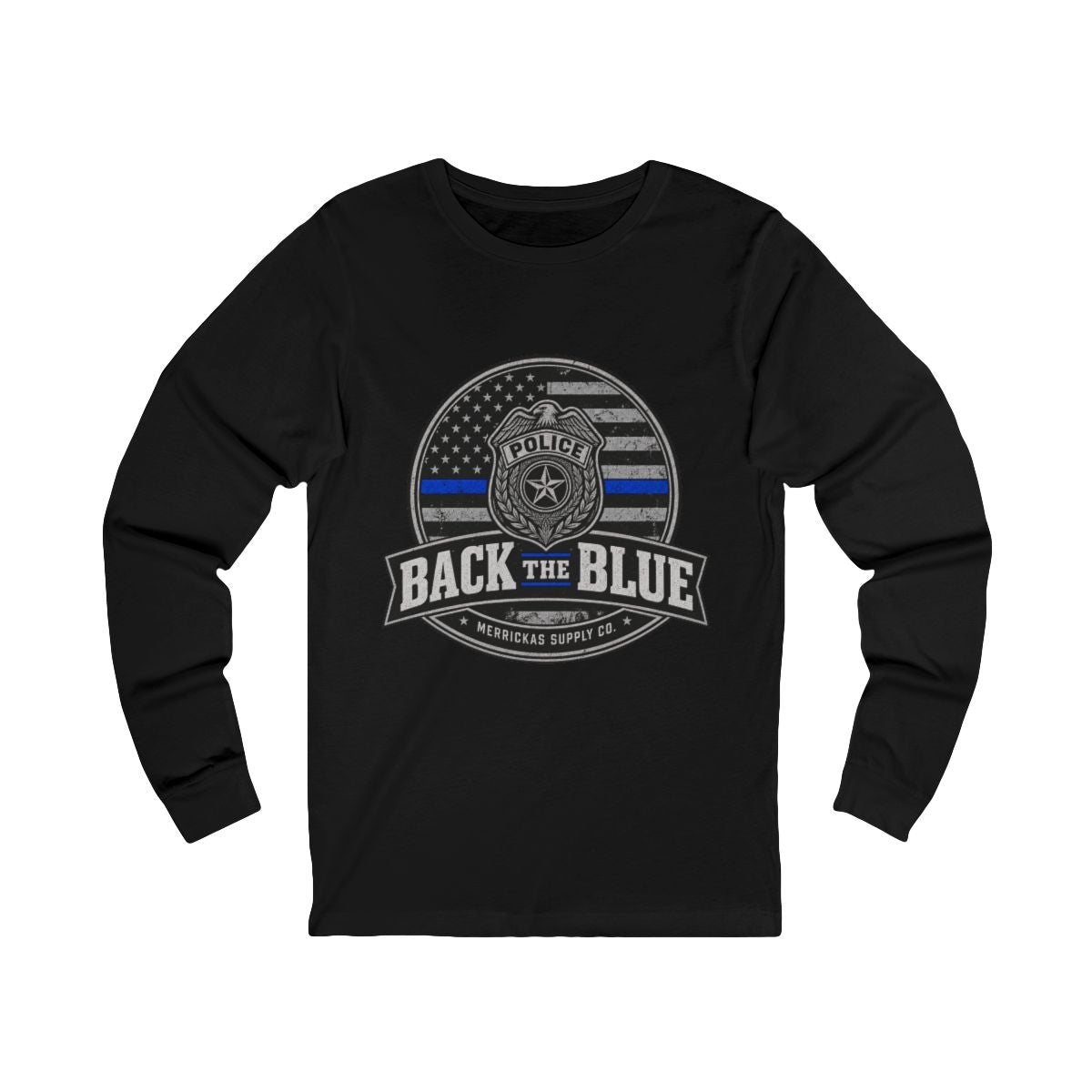 Back The Blue Long Sleeve Tee