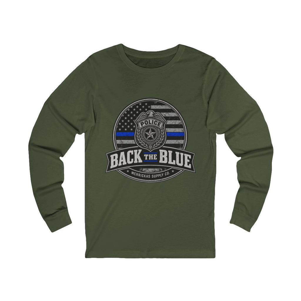Back The Blue Long Sleeve Tee