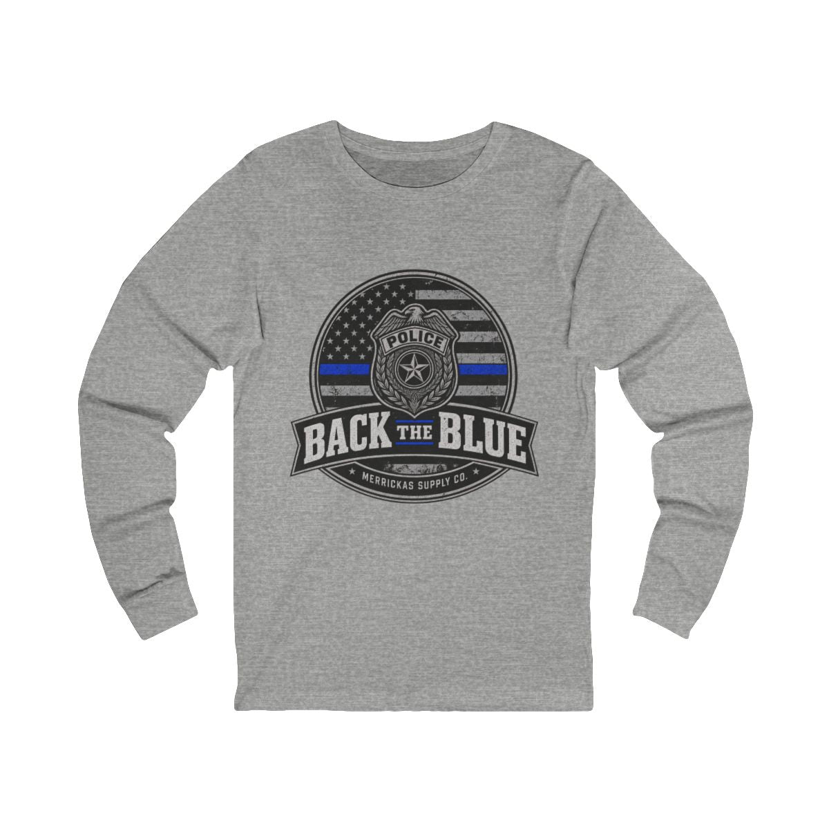 Back The Blue Long Sleeve Tee