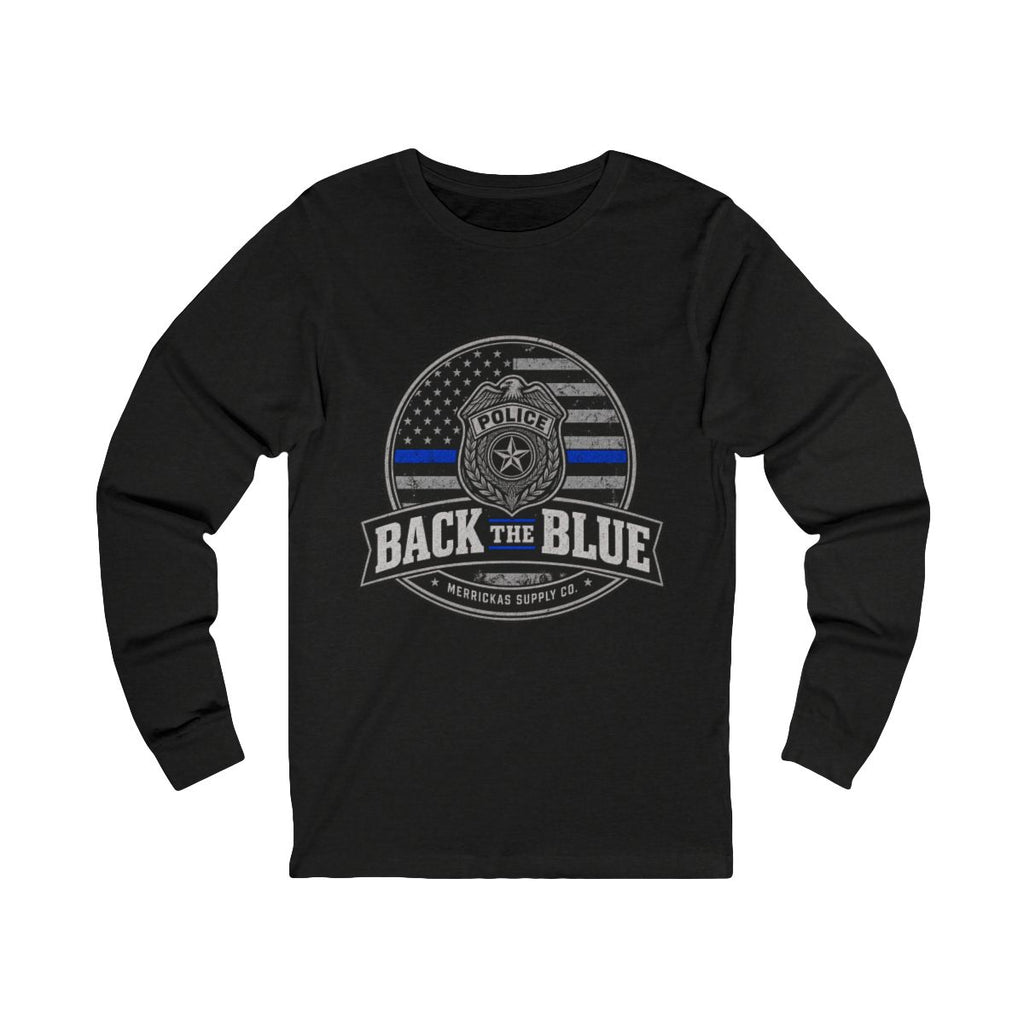 Back The Blue Long Sleeve Tee