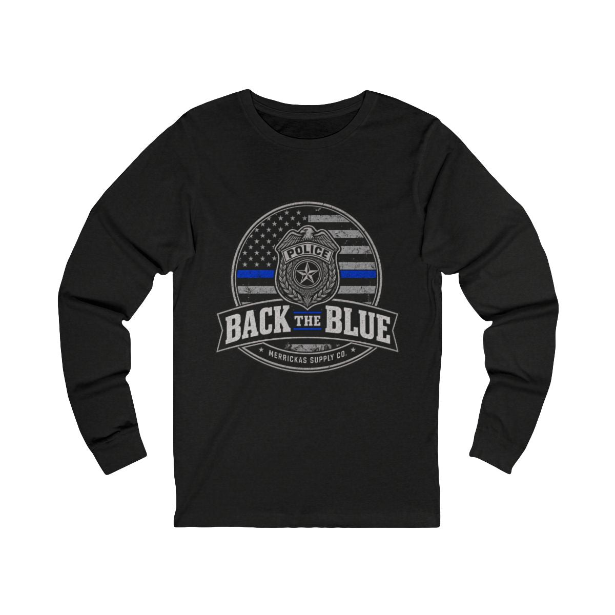 Back The Blue Long Sleeve Tee