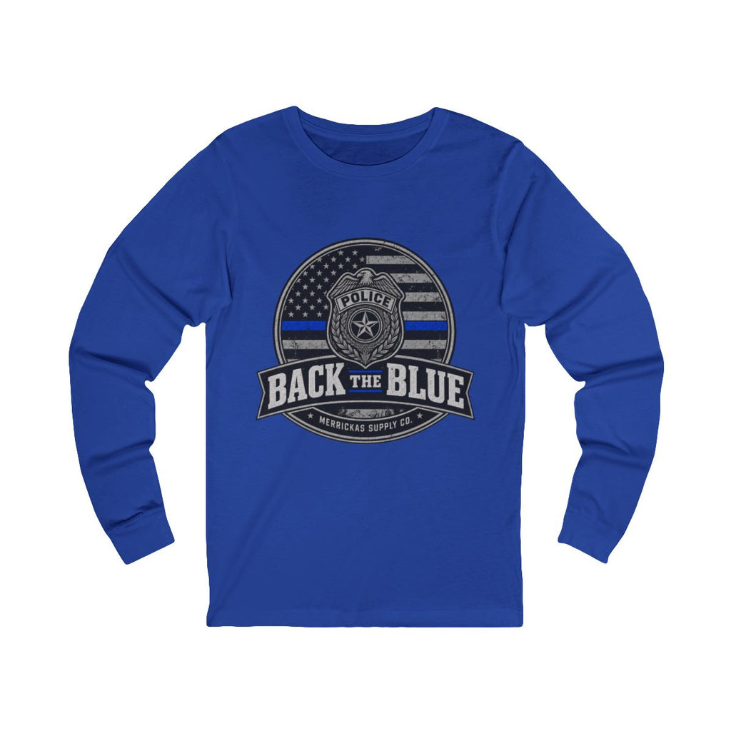 Back The Blue Long Sleeve Tee