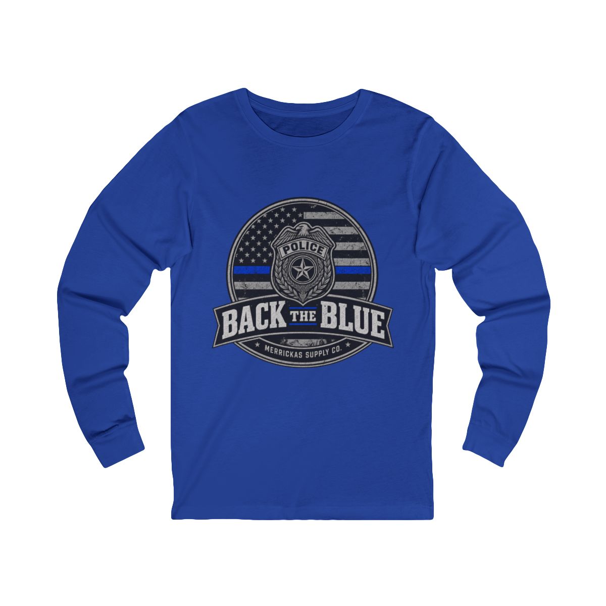 Back The Blue Long Sleeve Tee