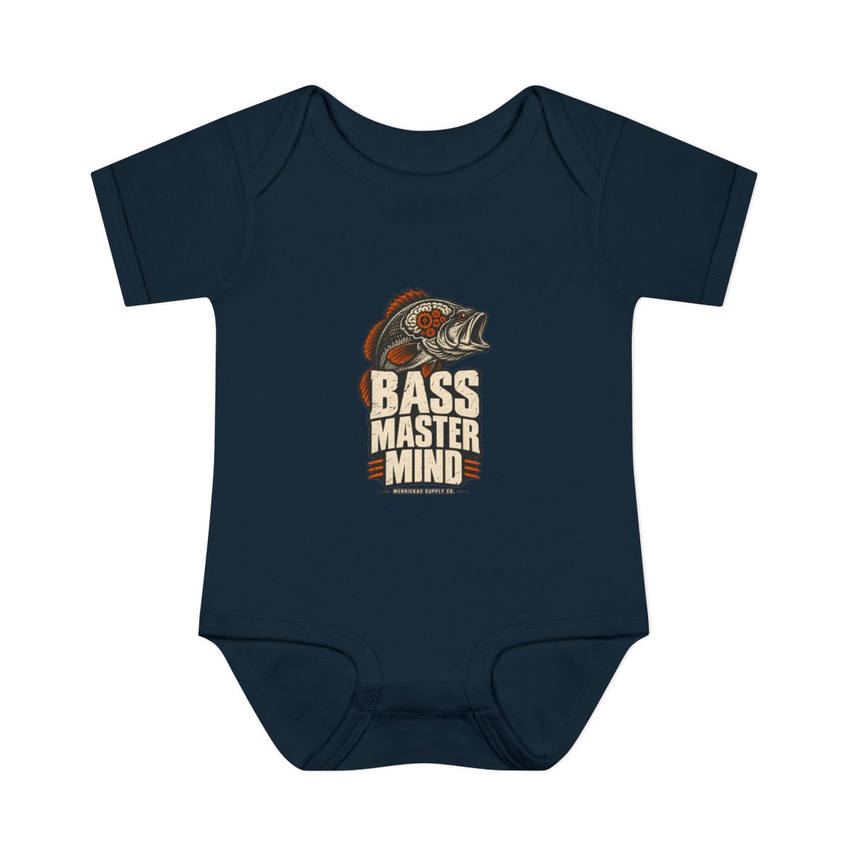 Bass Master Mind Baby Onesie