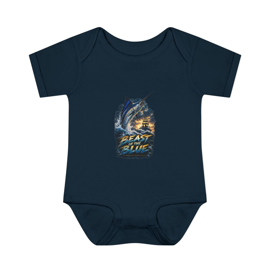 Beast Of The Blue Baby Onesie