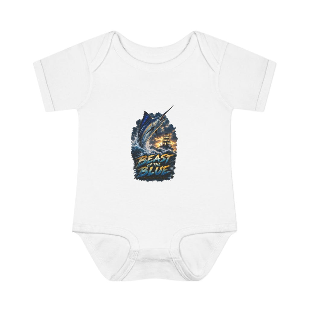 Beast Of The Blue Baby Onesie