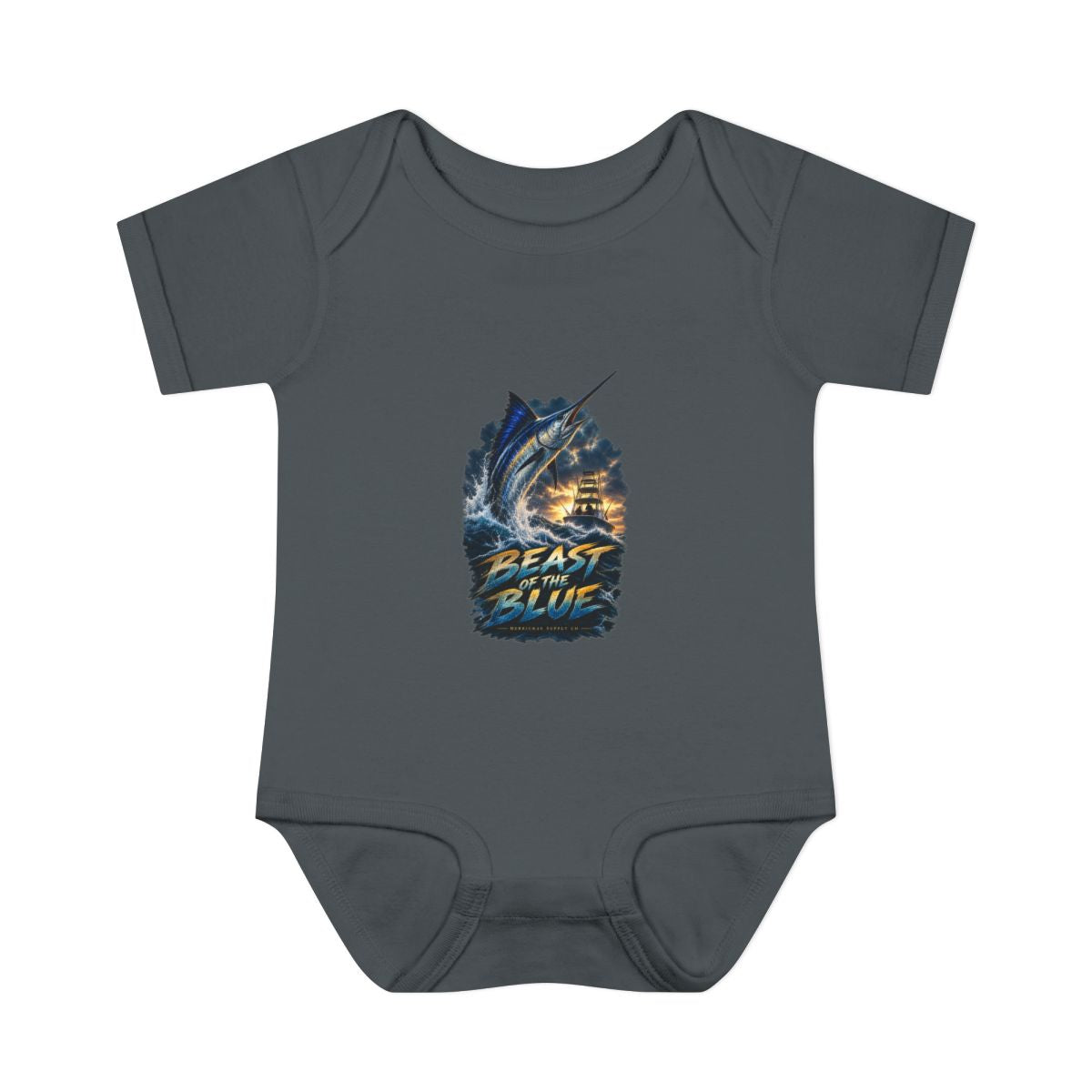 Beast Of The Blue Baby Onesie