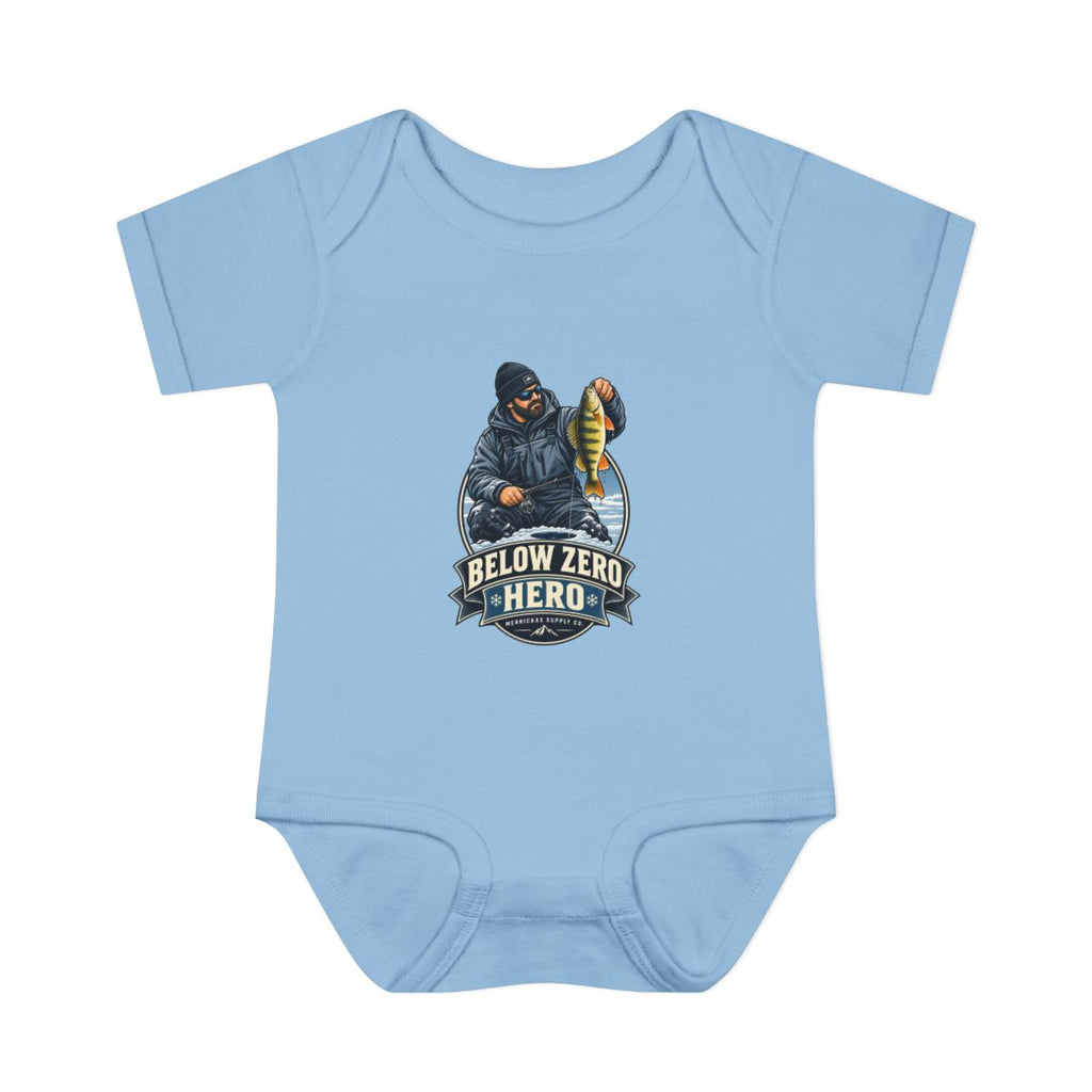 Below Zero Hero Baby Onesie