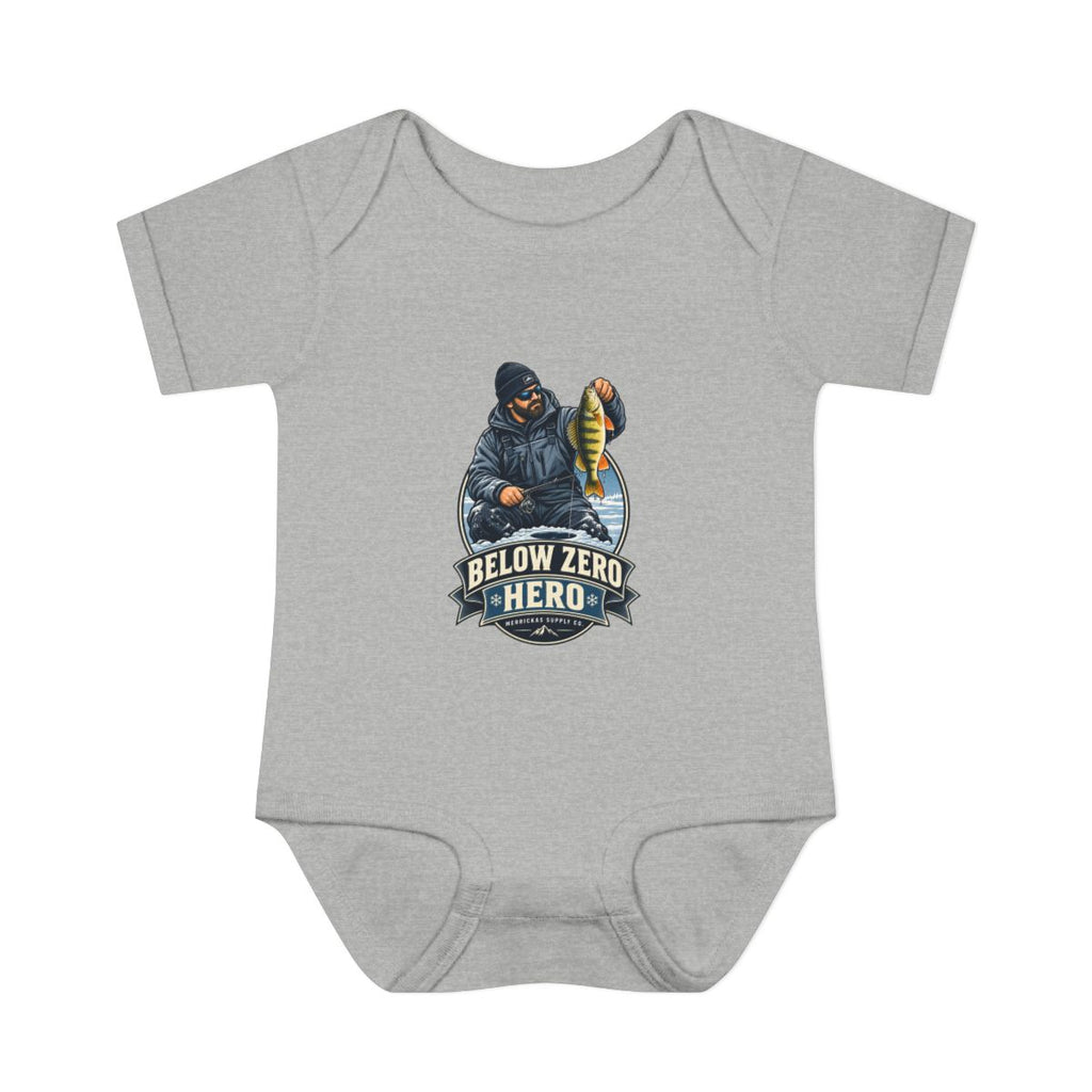 Below Zero Hero Baby Onesie