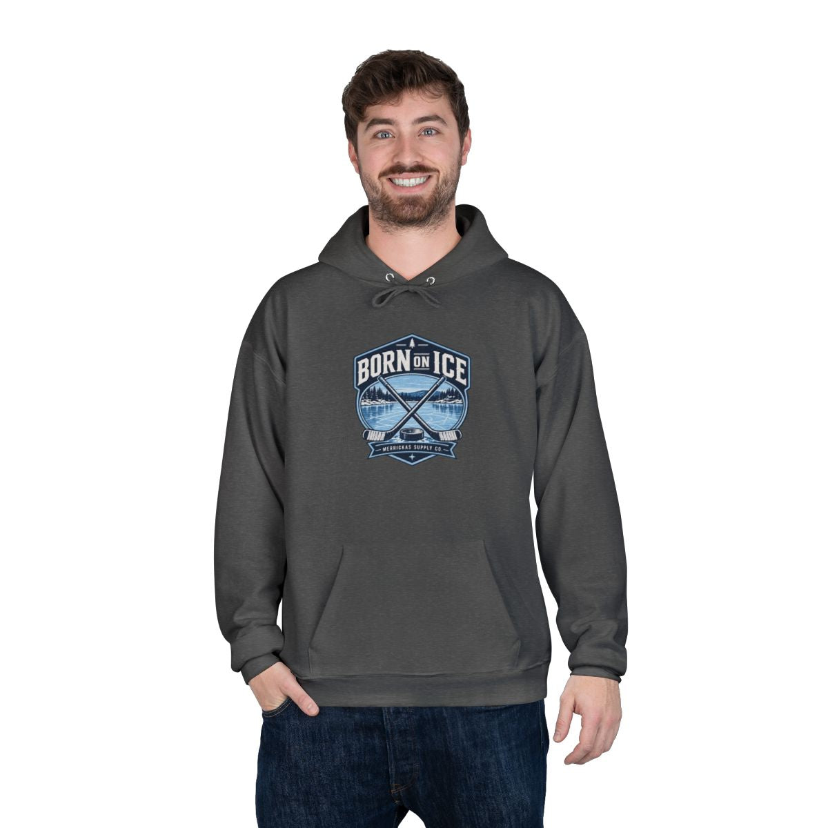 Born On Ice Blackout Hoodie