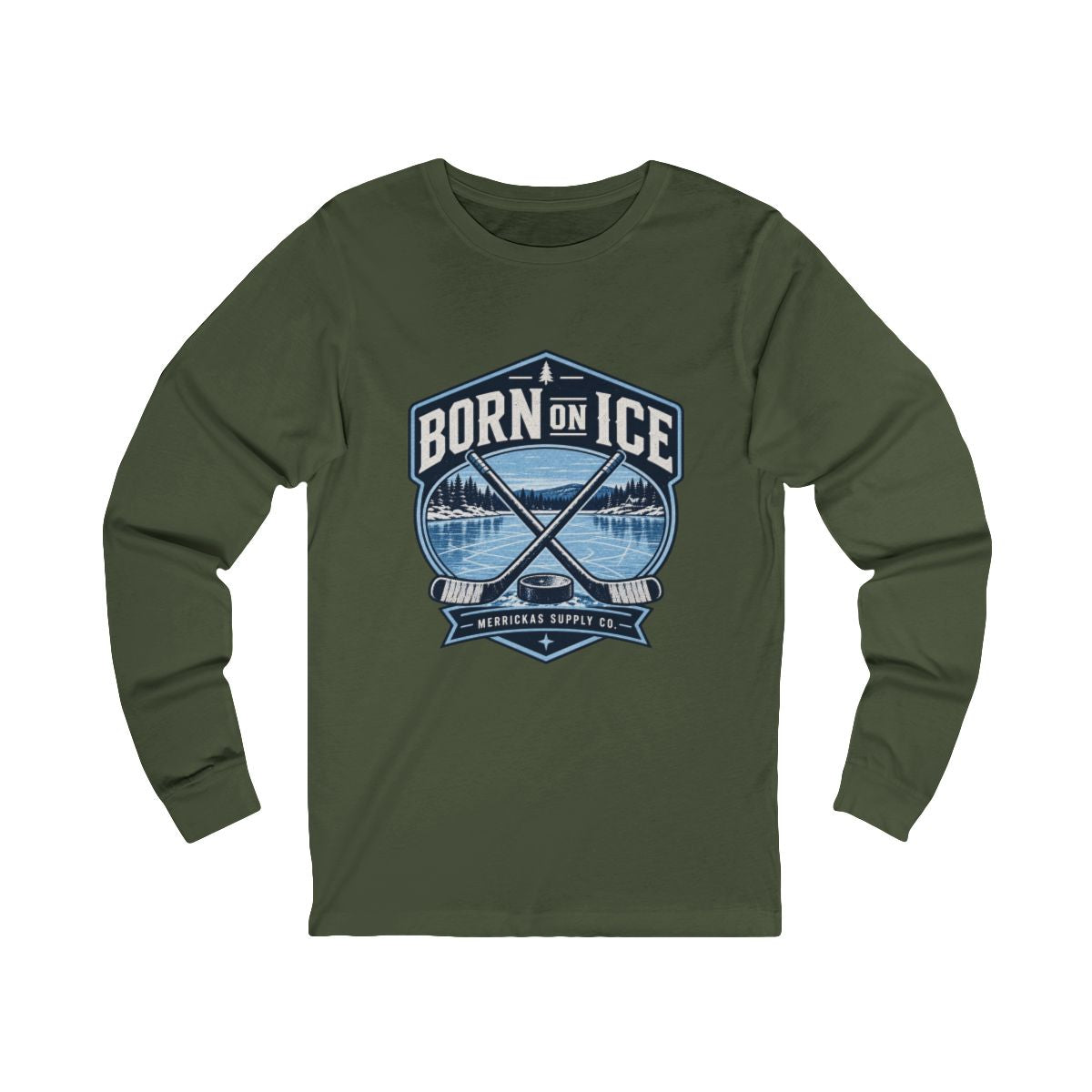 Born On Ice Long Sleeve Tee