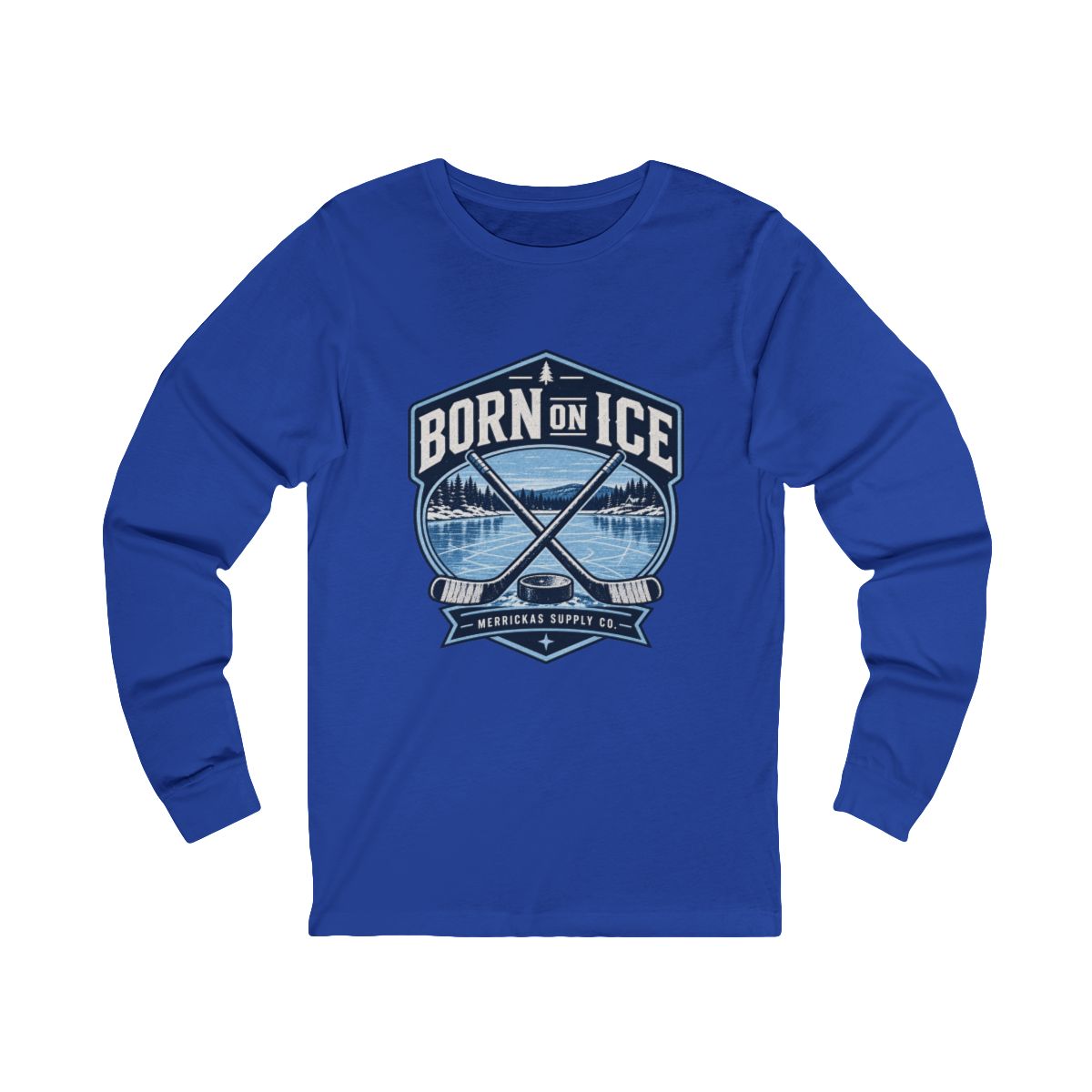 Born On Ice Long Sleeve Tee