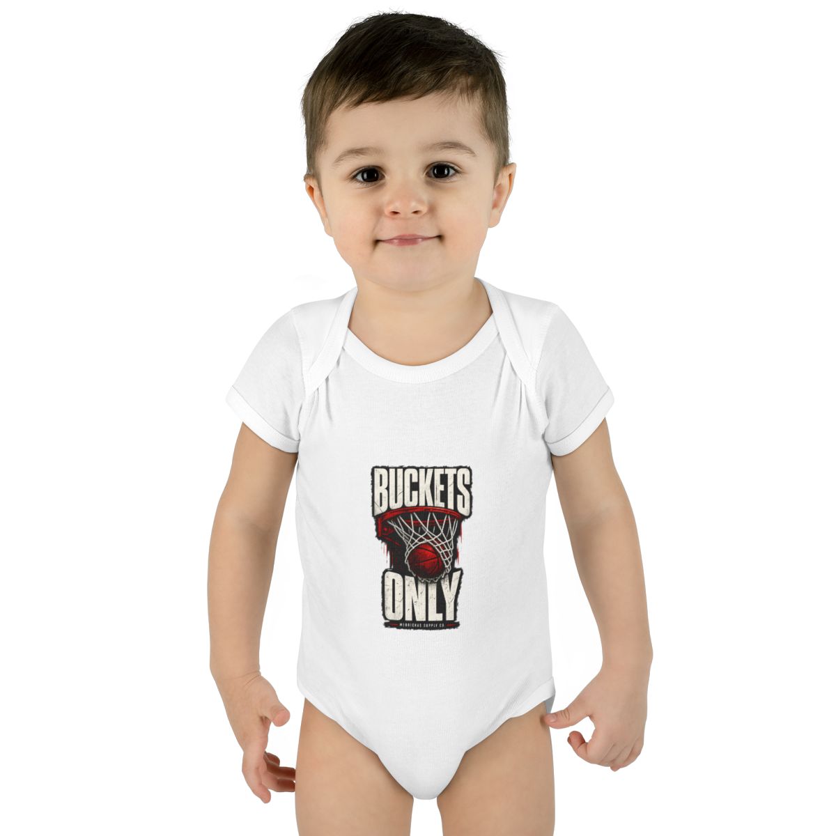 Buckets Only Baby Onesie
