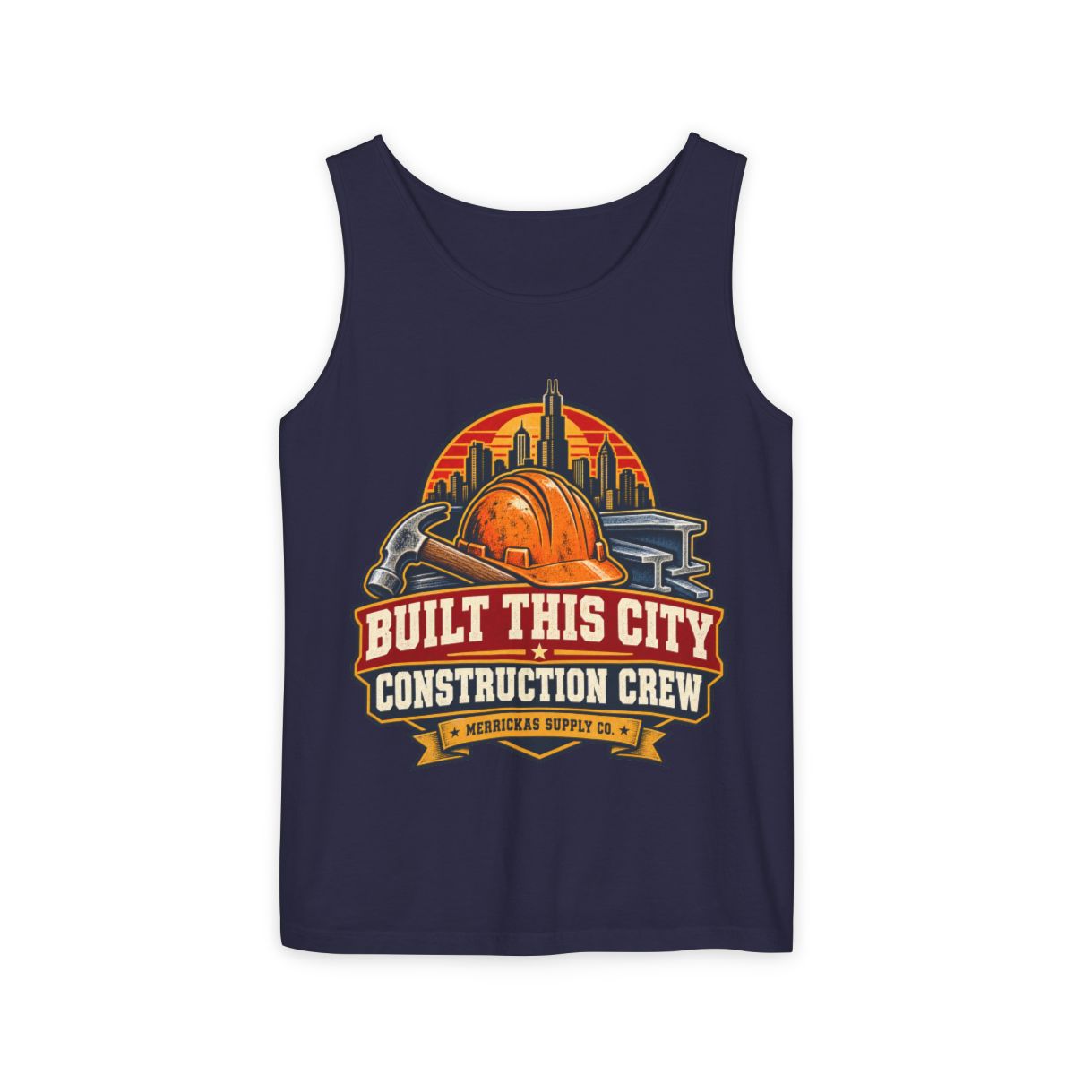 Built This City Garment-Dyed Tank