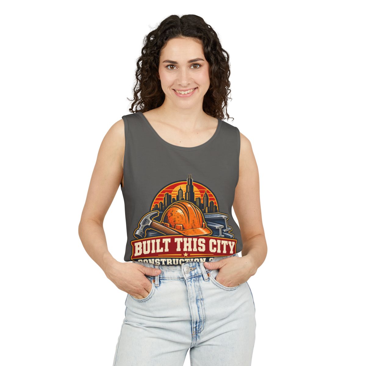 Built This City Garment-Dyed Tank