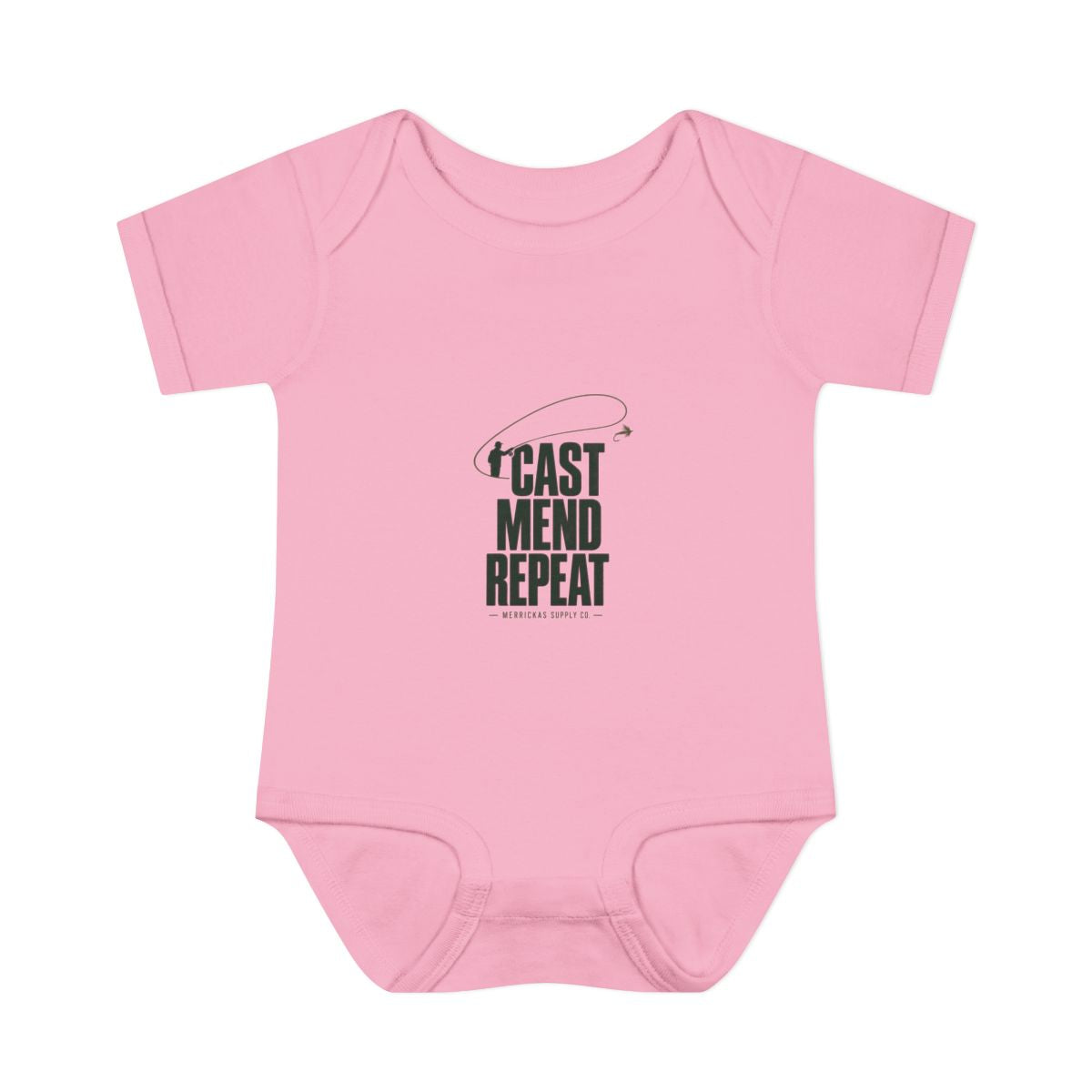Cast Mend Repeat Baby Onesie