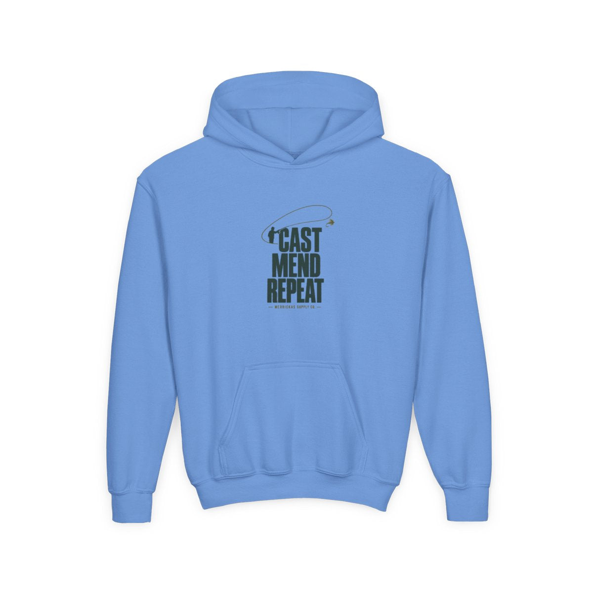 Cast Mend Repeat Youth Hoodie