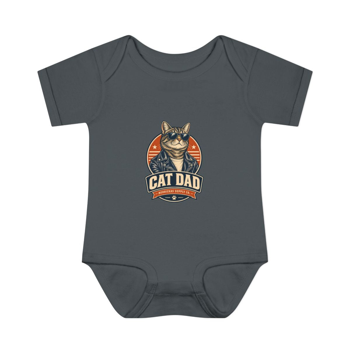 Cat Dad Baby Onesie