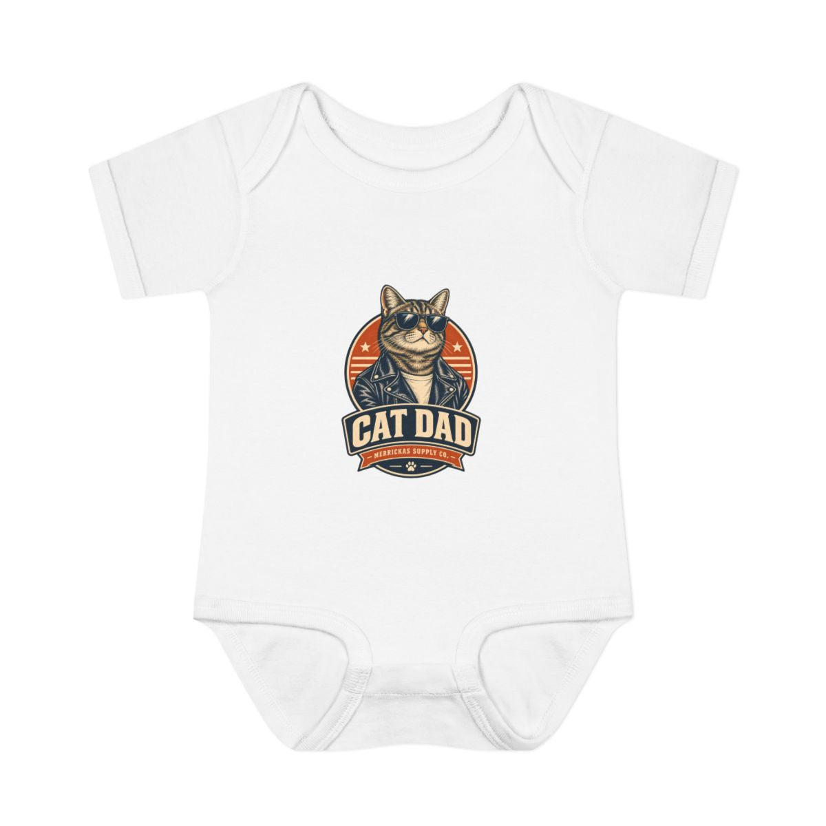 Cat Dad Baby Onesie