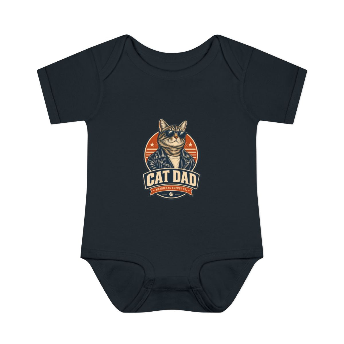 Cat Dad Baby Onesie