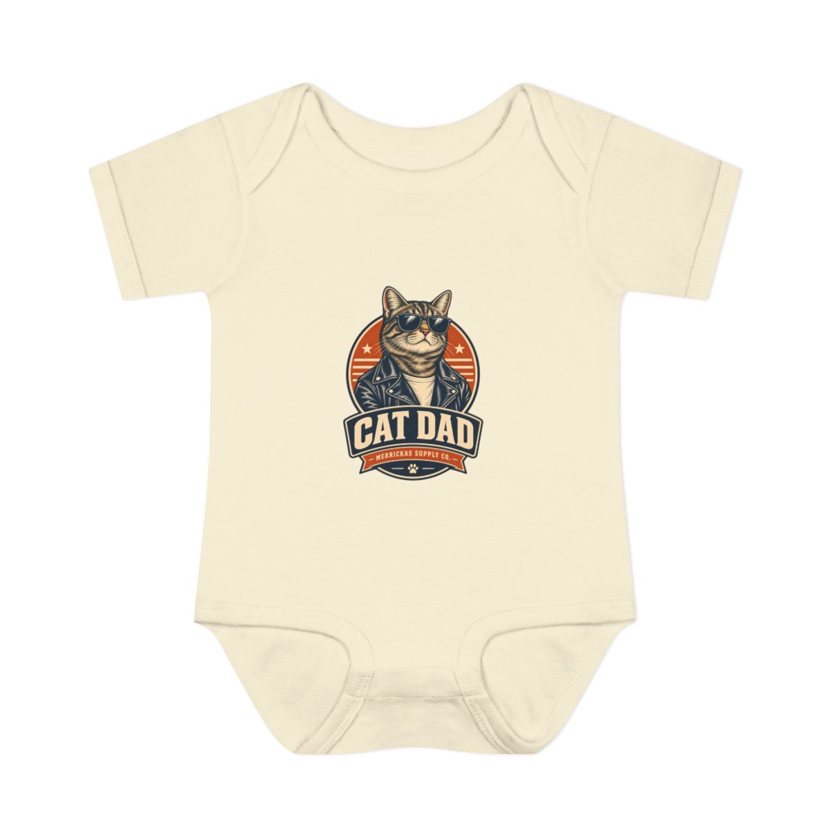Cat Dad Baby Onesie