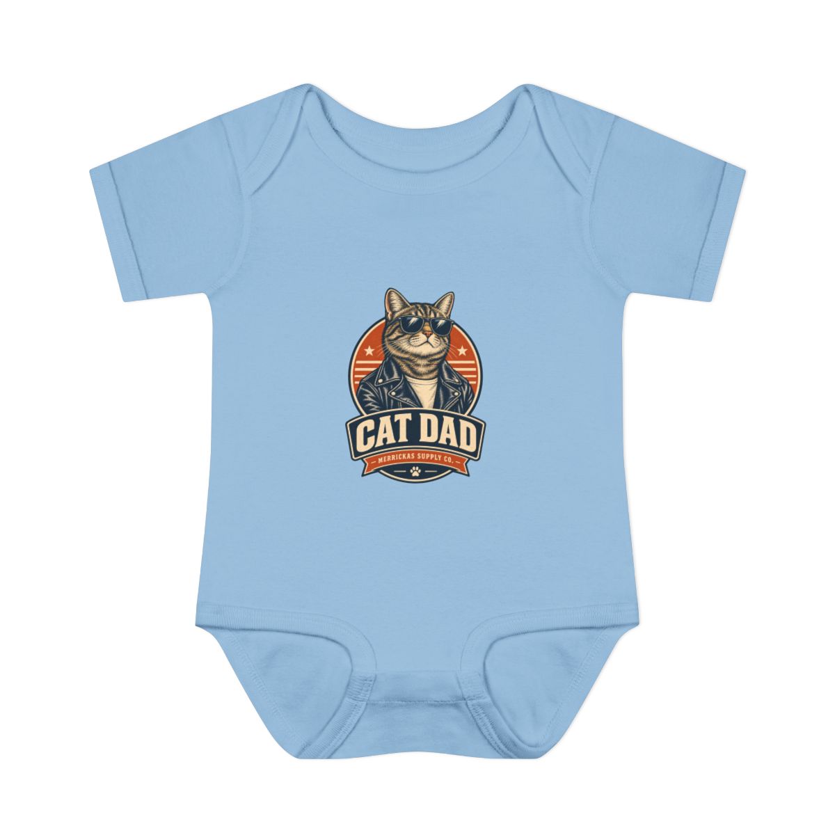 Cat Dad Baby Onesie