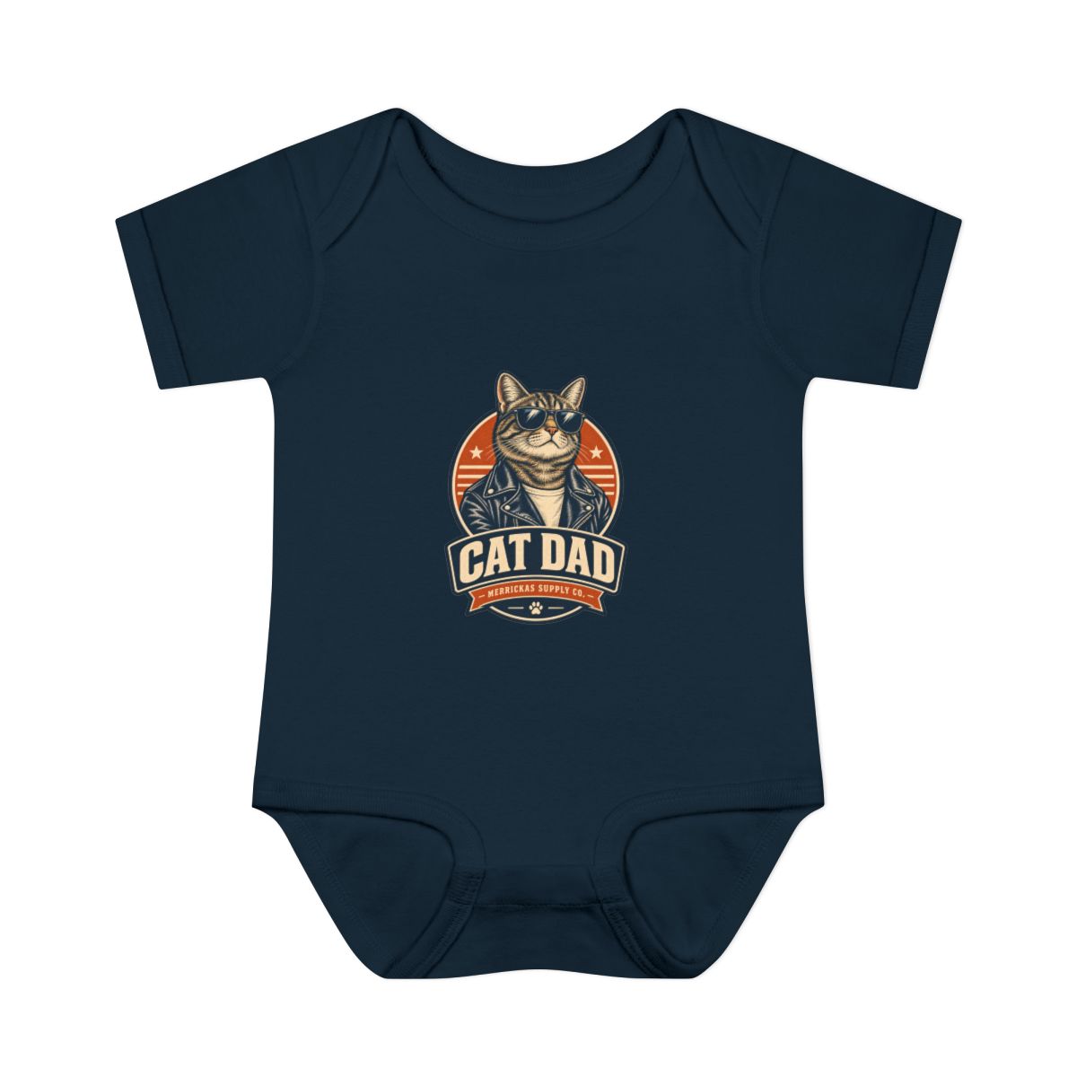 Cat Dad Baby Onesie