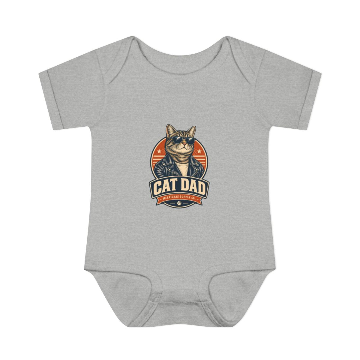 Cat Dad Baby Onesie