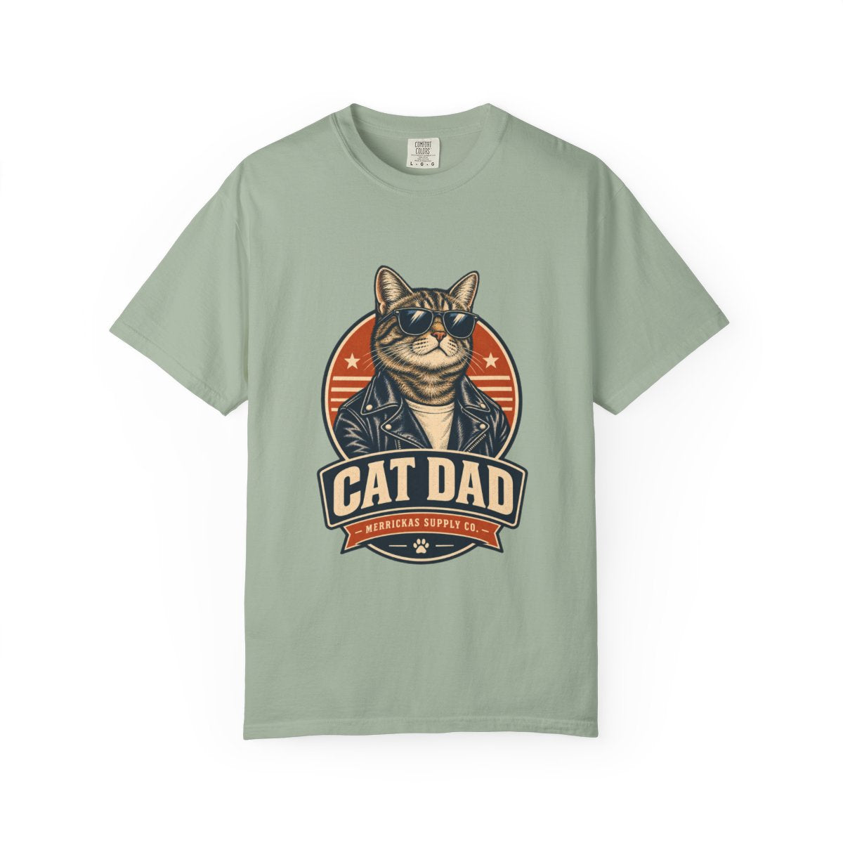Cat Dad Garment-Dyed Tee