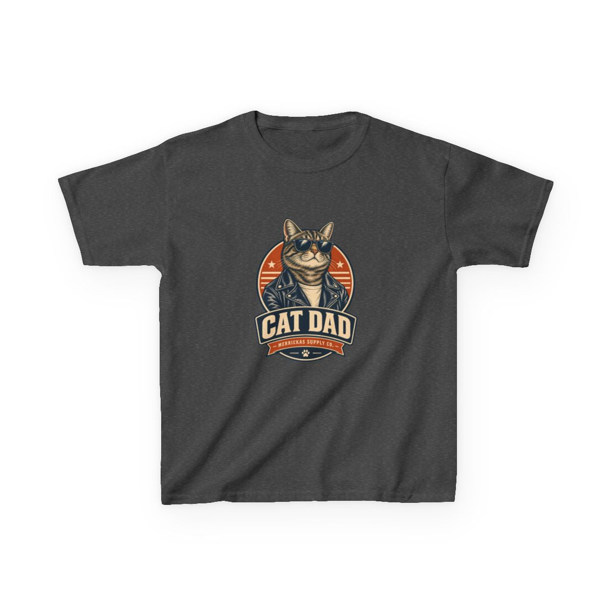 Cat Dad Kids Tee
