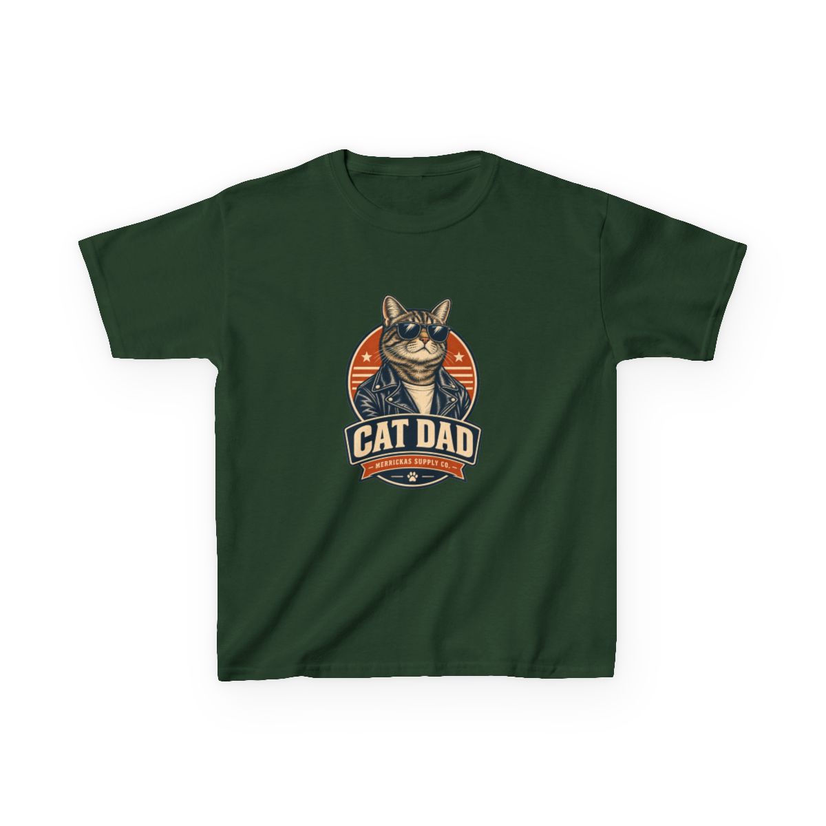 Cat Dad Kids Tee