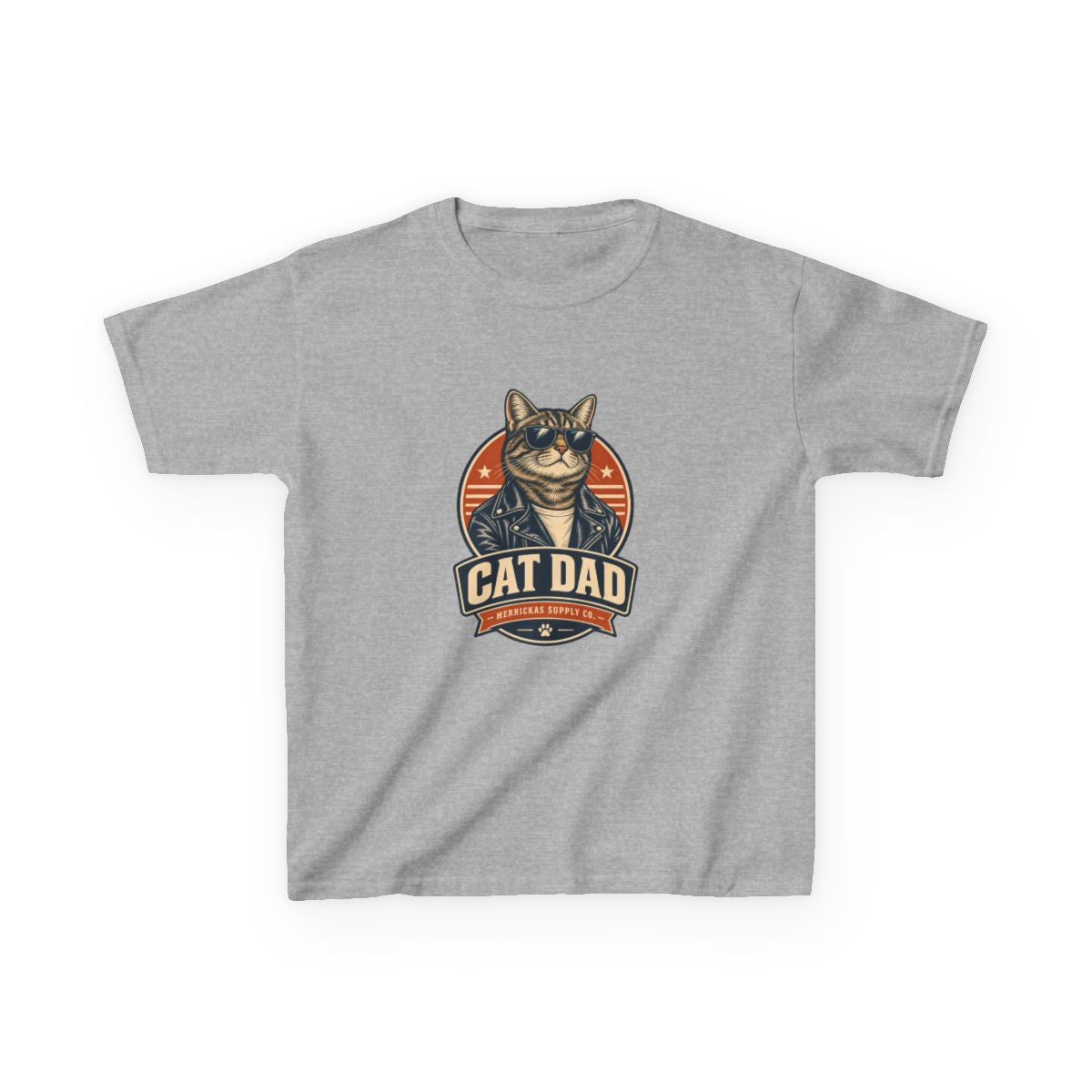 Cat Dad Kids Tee