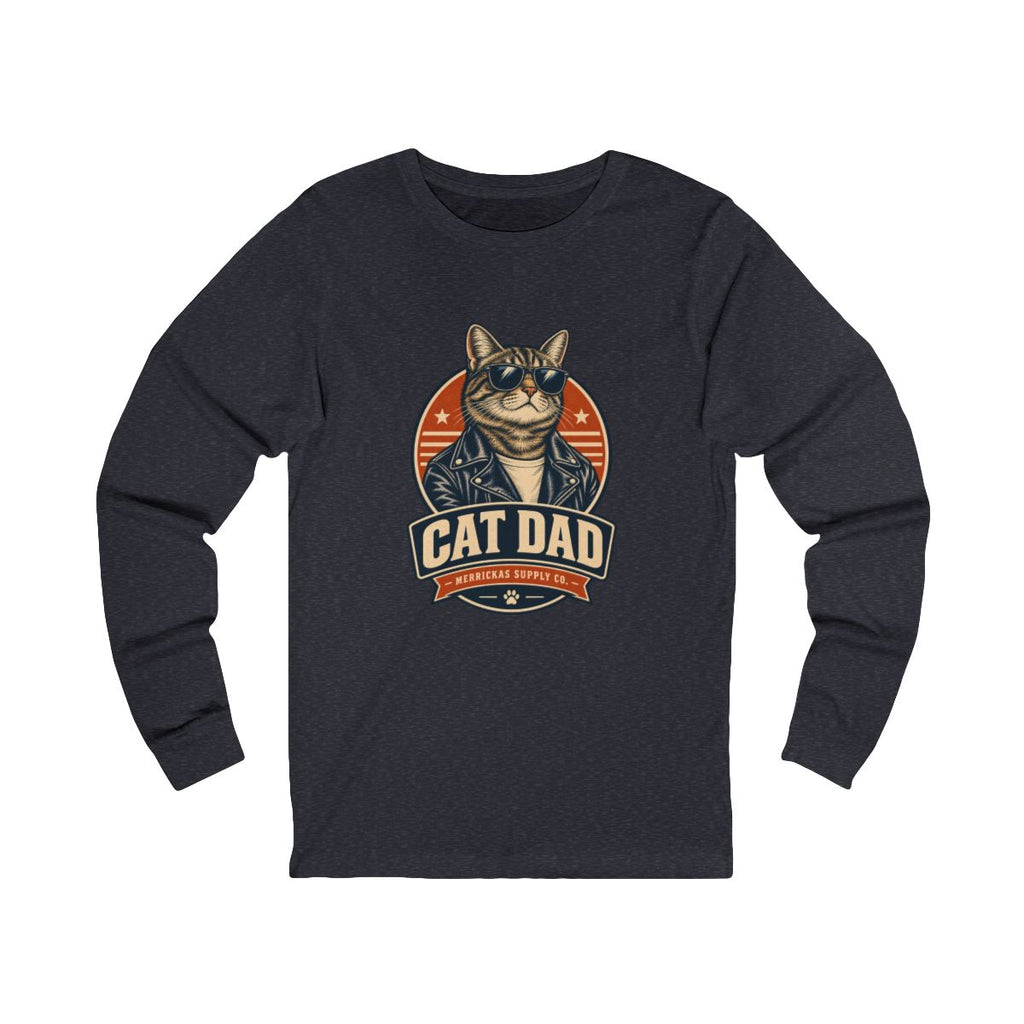 Cat Dad Long Sleeve Tee
