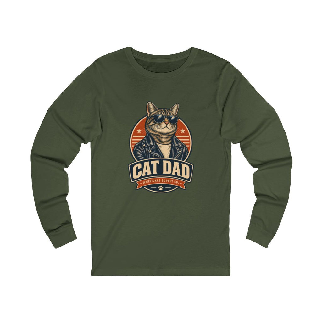 Cat Dad Long Sleeve Tee
