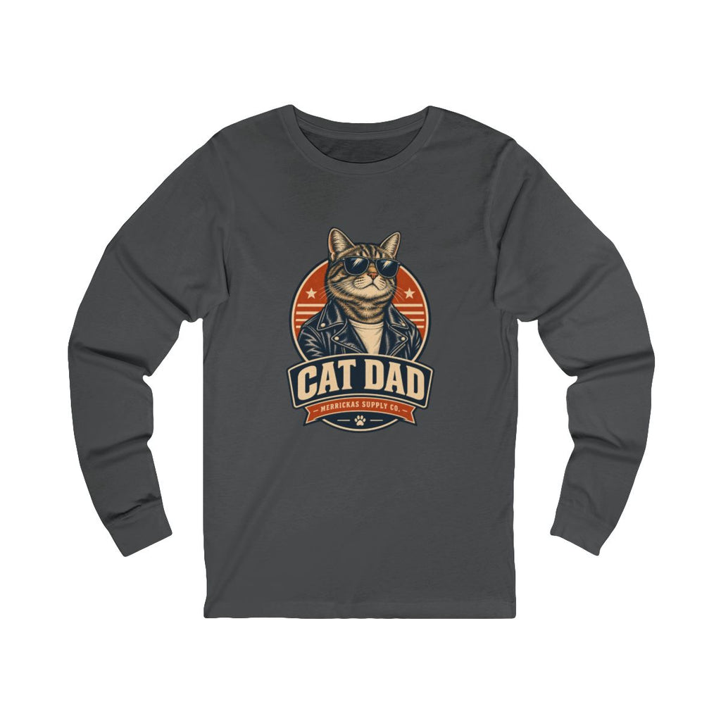 Cat Dad Long Sleeve Tee