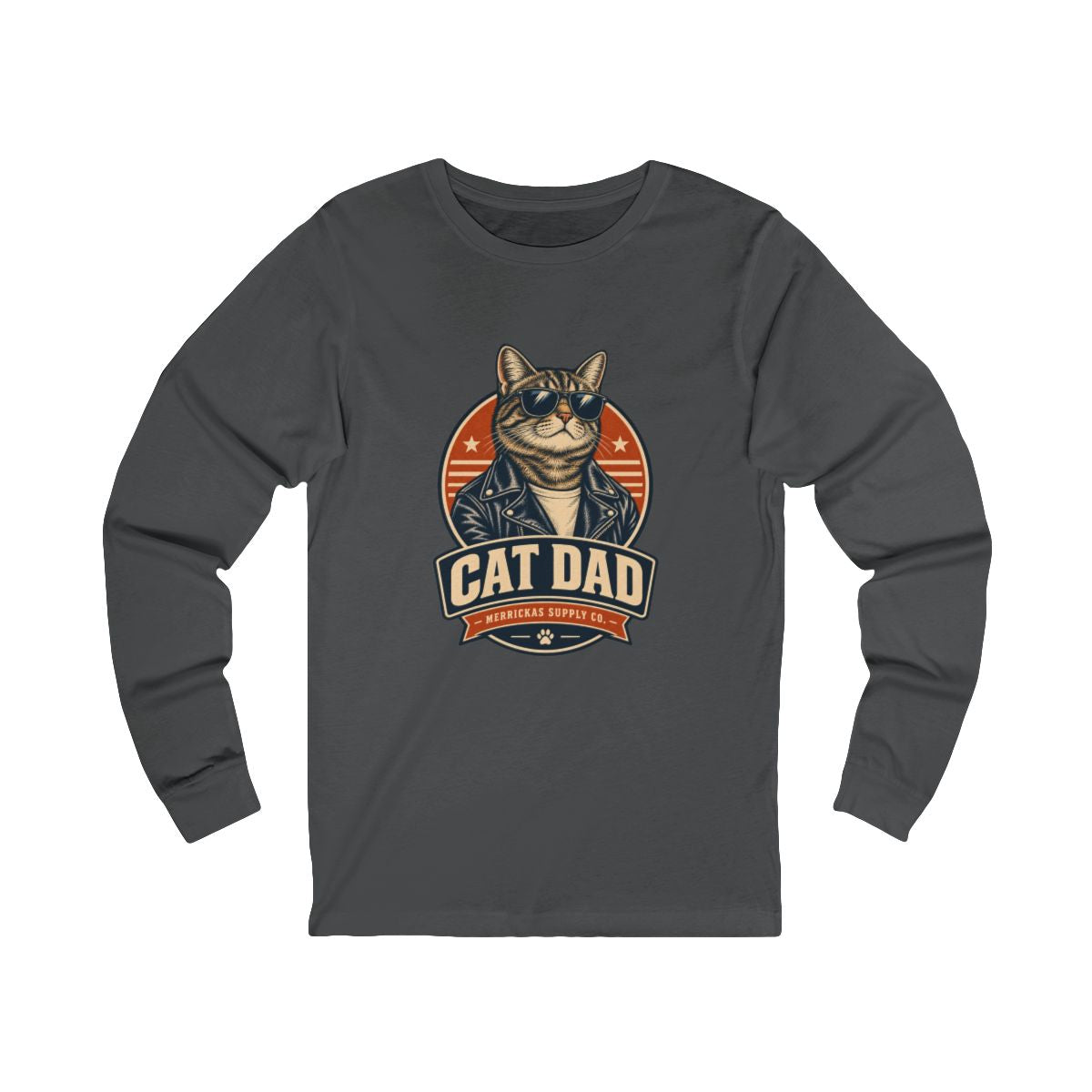 Cat Dad Long Sleeve Tee