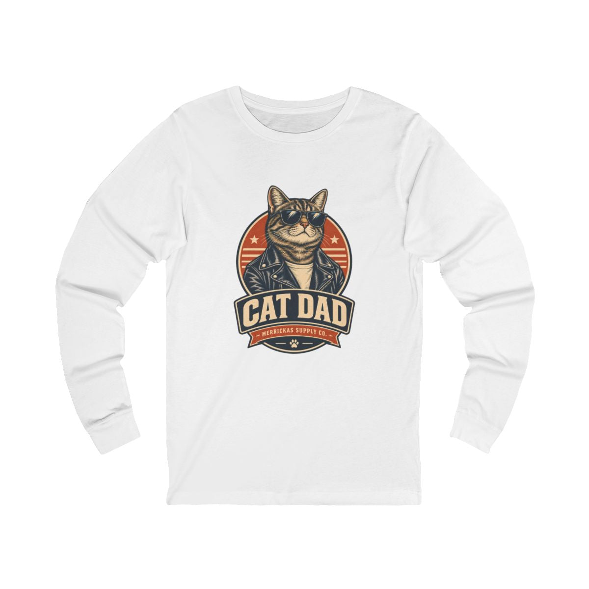 Cat Dad Long Sleeve Tee