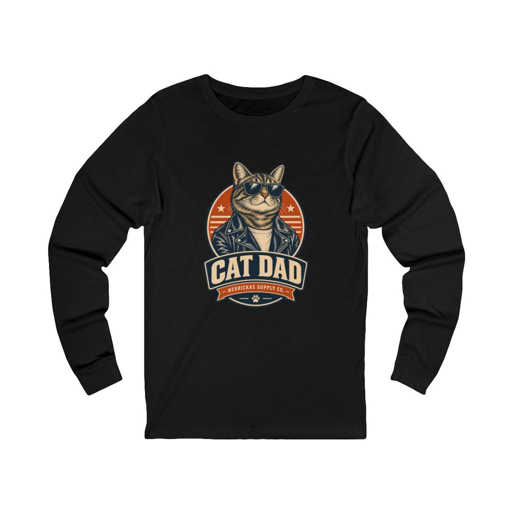 Cat Dad Long Sleeve Tee