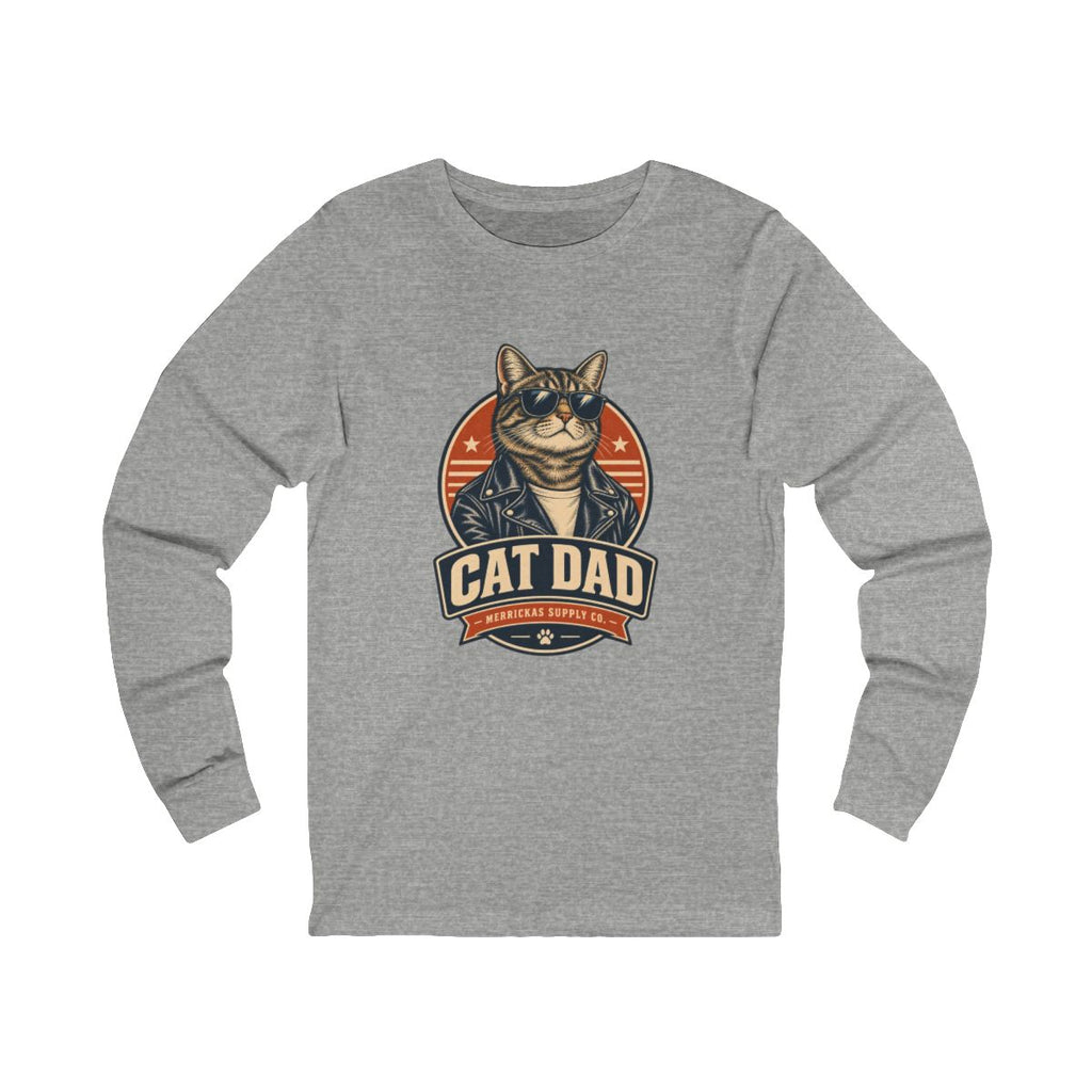 Cat Dad Long Sleeve Tee