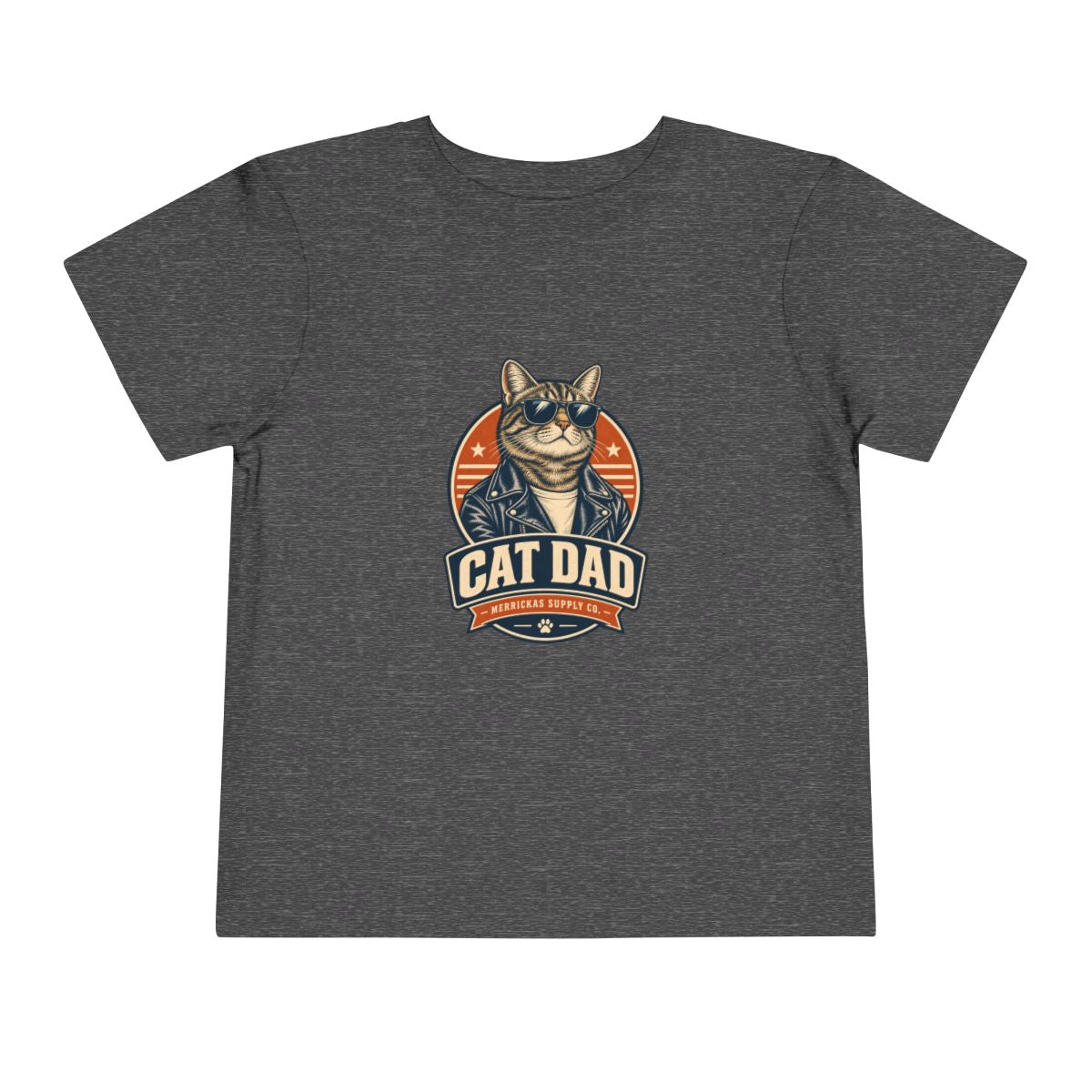 Cat Dad Toddler Tee