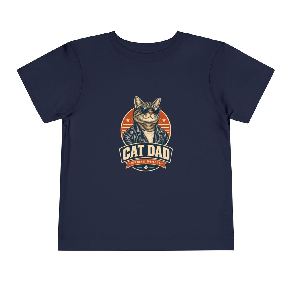 Cat Dad Toddler Tee