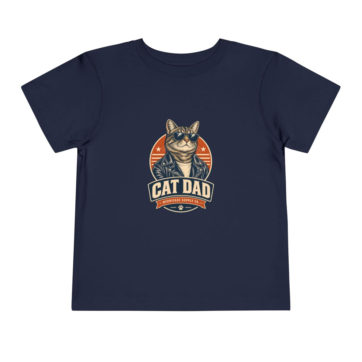Cat Dad Toddler Tee