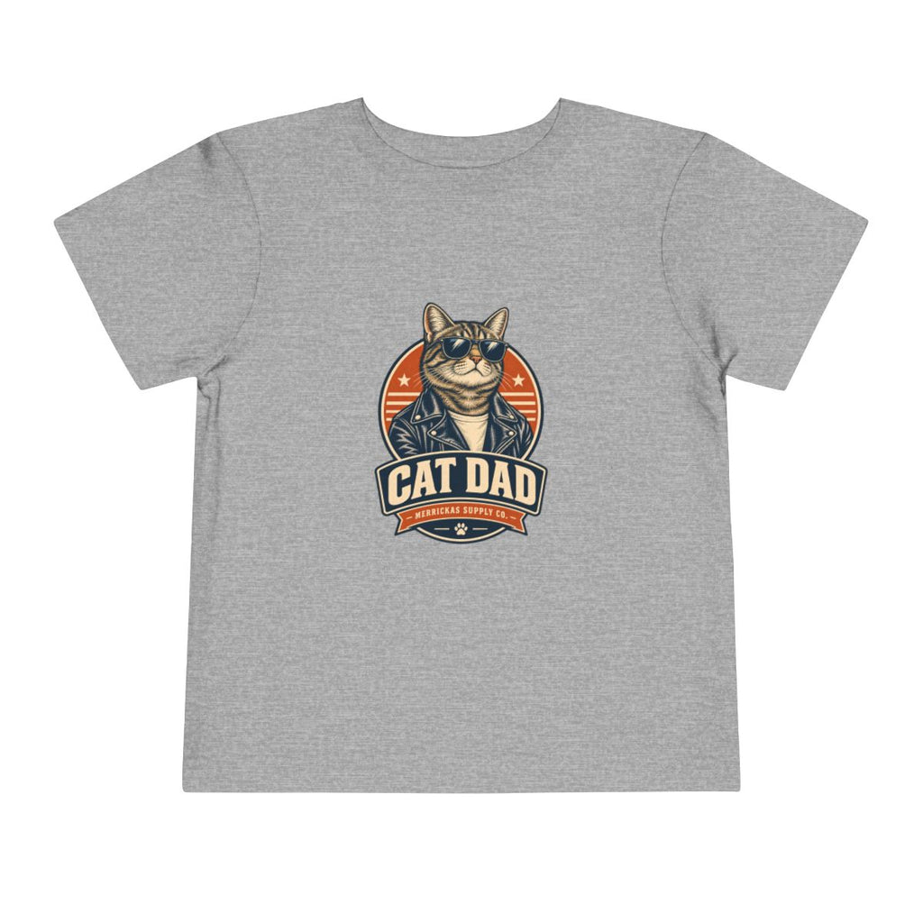 Cat Dad Toddler Tee