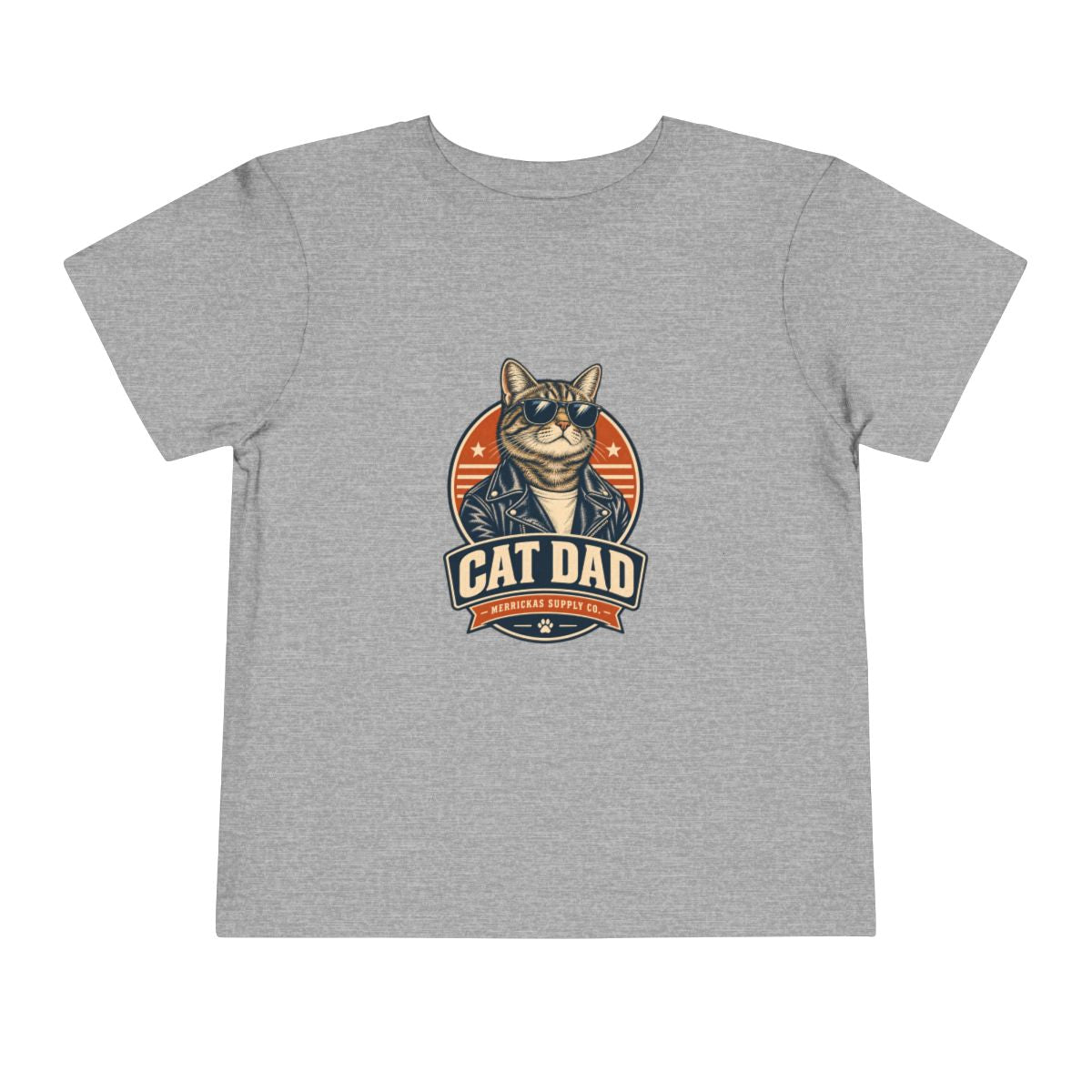 Cat Dad Toddler Tee