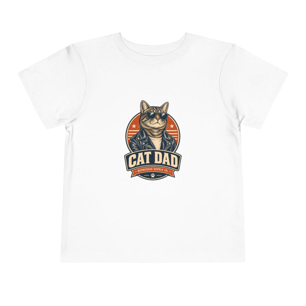 Cat Dad Toddler Tee