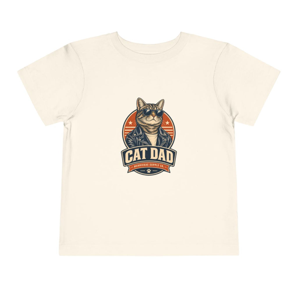 Cat Dad Toddler Tee